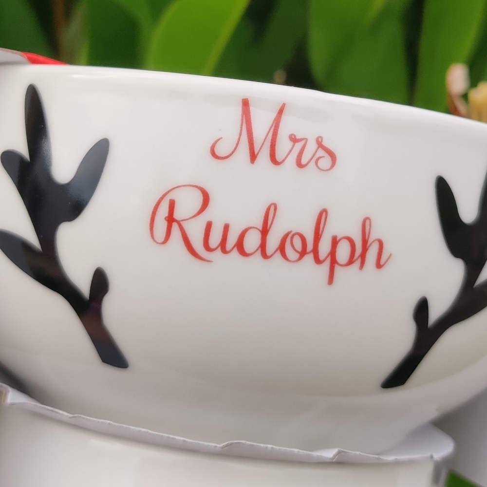 NEW! 🎄Mrs. Rudolph Mug and Bowl Breakfast Set🎄 - Picture 10 of 11
